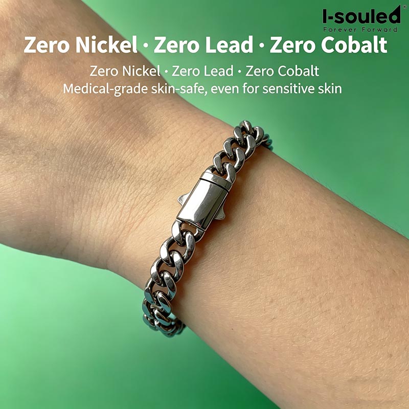 7mm Solid Titanium Bracelet Li - Ceramic Link Bracelet review and price