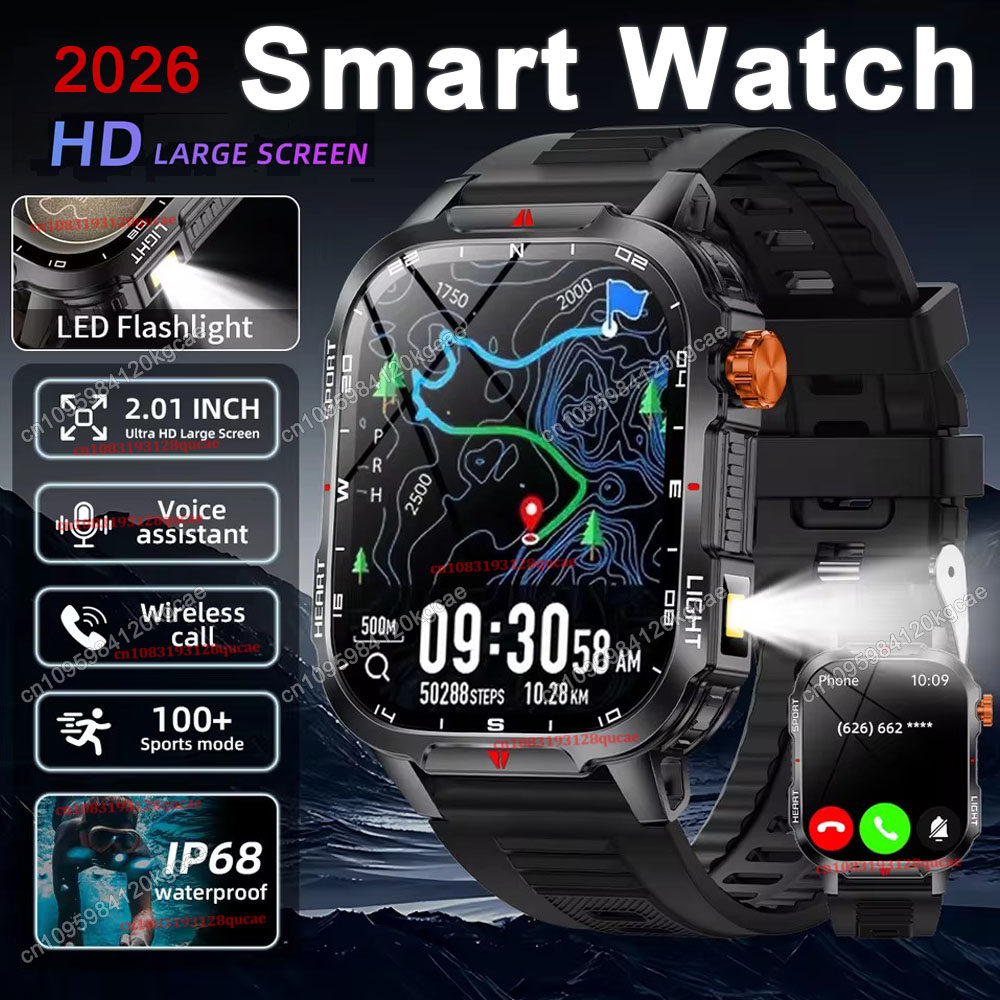2026 New Rugged Military GPS S - Smartwatch X12 review and price