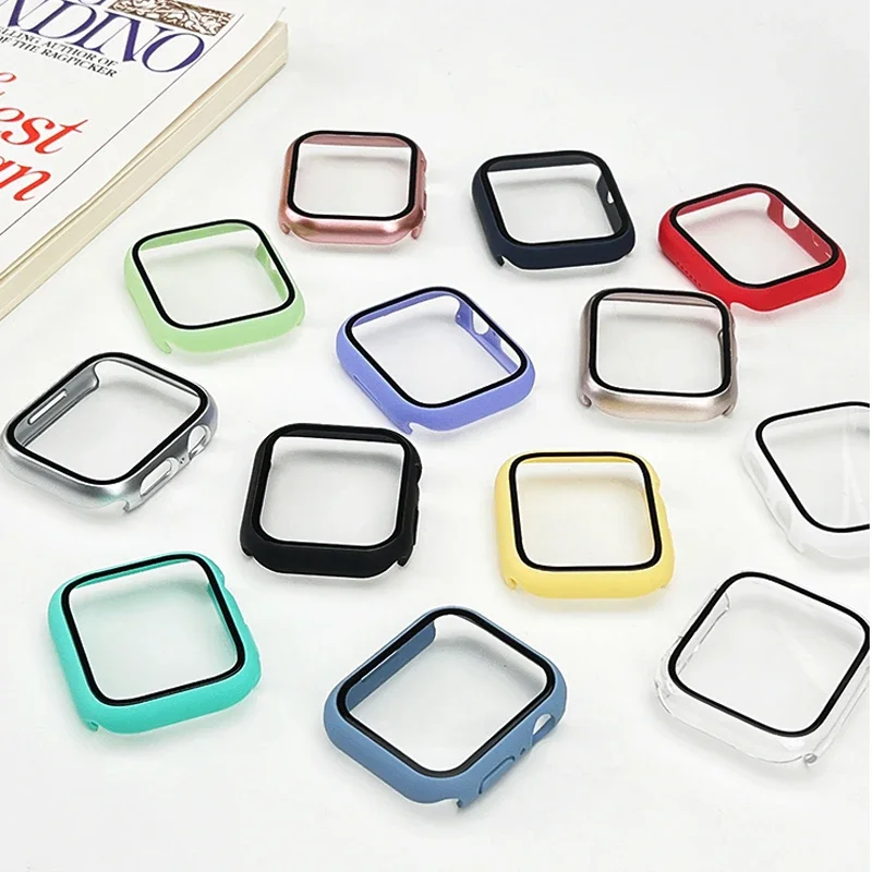 Tempered Glass+cover For Apple - Smartwatch Band Accessories review and price