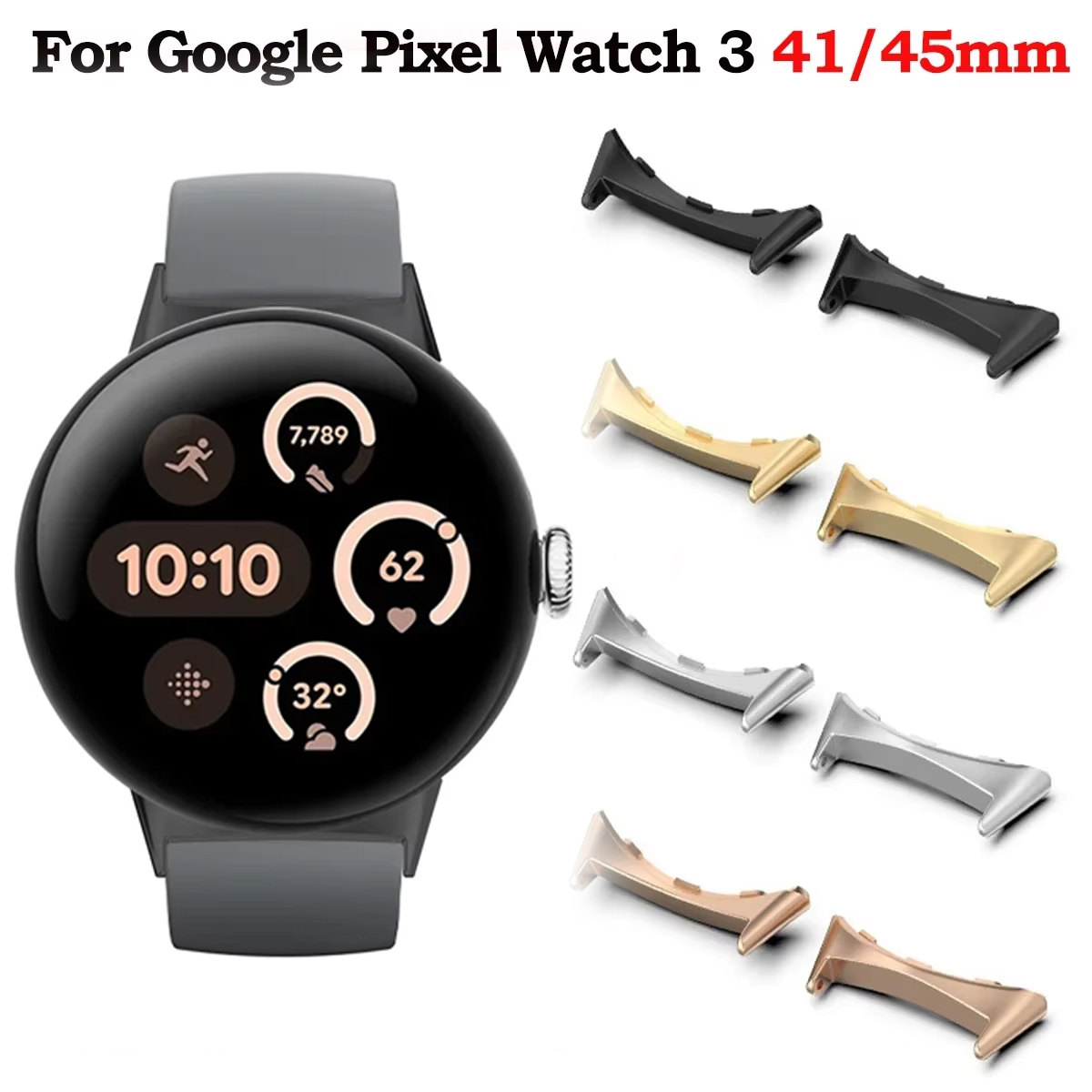 2pcs Watch Strap Connector Ada - Smartwatch Watch Accessories review and price