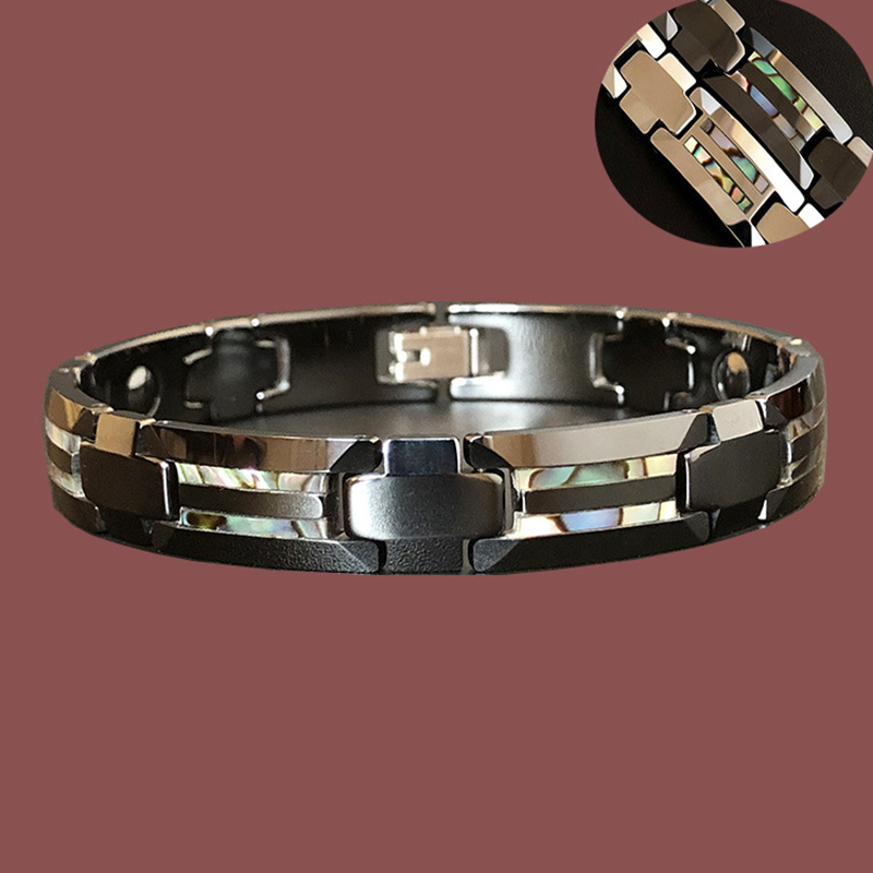 10mm Havey Punk Black Ceramic  - Ceramic Link Bracelet review and price