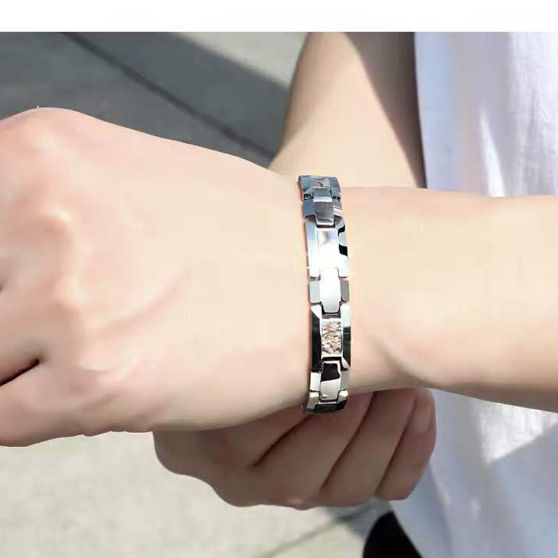 10mm Havey Punk Black Ceramic  - Ceramic Link Bracelet review and price