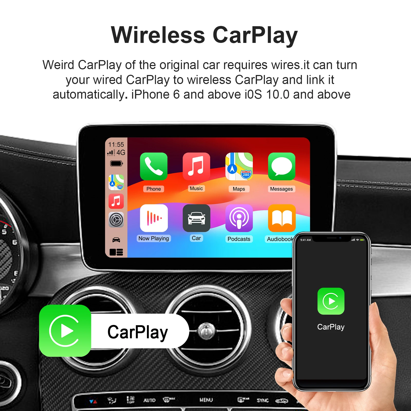 Hot Android 11 CarPlay AI Box  - Smartwatch Universal review and price
