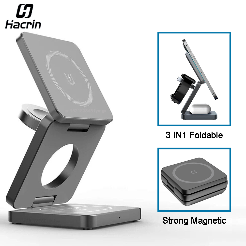 Wireless Charger 3 in 1 Foldab - Smartwatch Ac review and price
