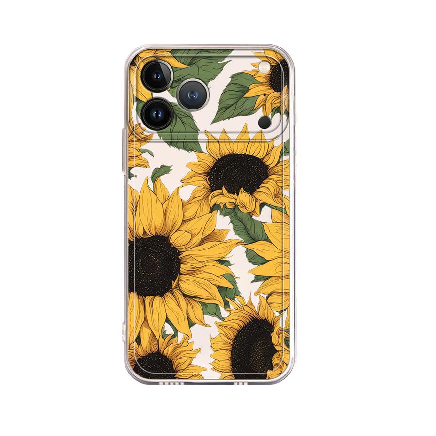 Cute Sunflower Pattern Case fo - Apple Iphone 15 Pro Max review and price