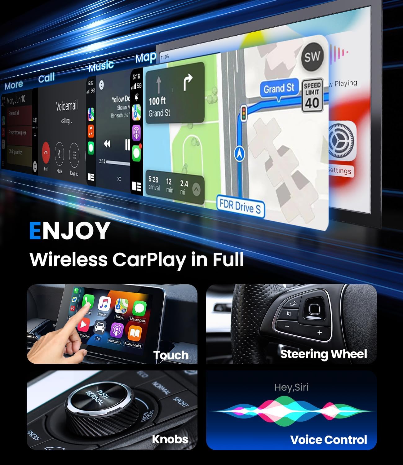 New Wireless CarPlay Android A - Smartwatch Universal review and price
