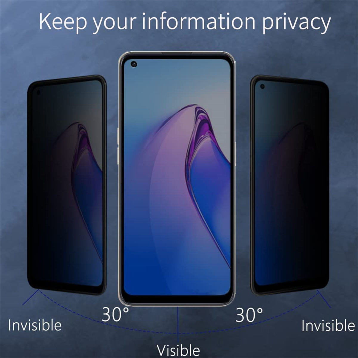 Anti Spy Screen Protector For  - Oppo A78 review and price