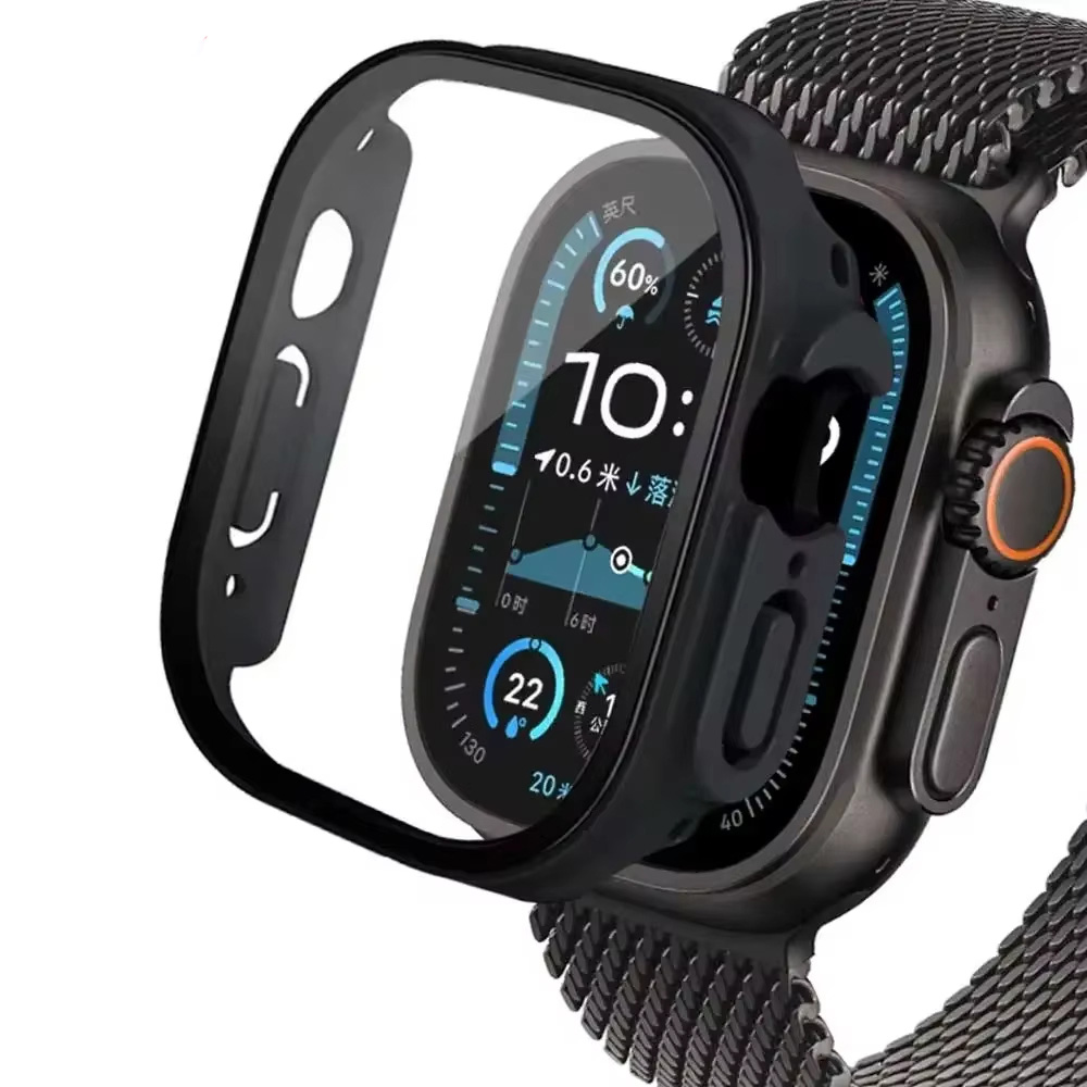 Glass+case For Apple Watch Ult - Smartwatch Band Accessories review and price