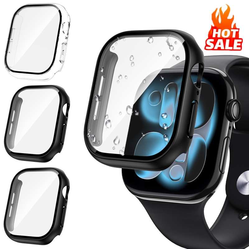 3pcs Glass+Cover For Apple Wat - Smartwatch Band Accessories review and price