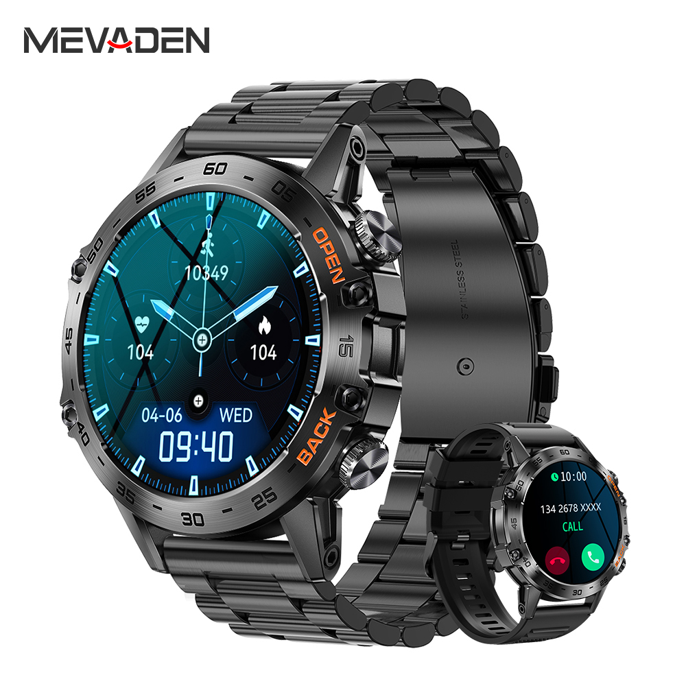 MEVADEN Steel 1.39 inch Men Lu - Smartwatch Face review and price