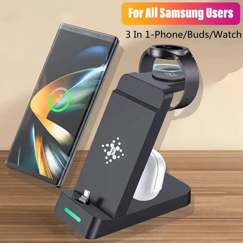 3 In 1 Charging Station for Sa - Smartwatch Ac review and price
