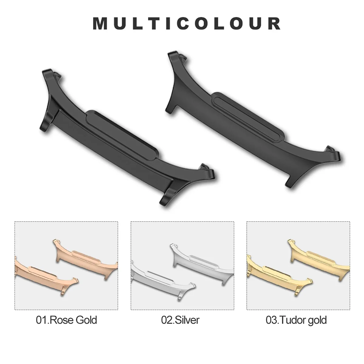 2pcs Metal Adapter Watch Band  - Watch Band Connector review and price