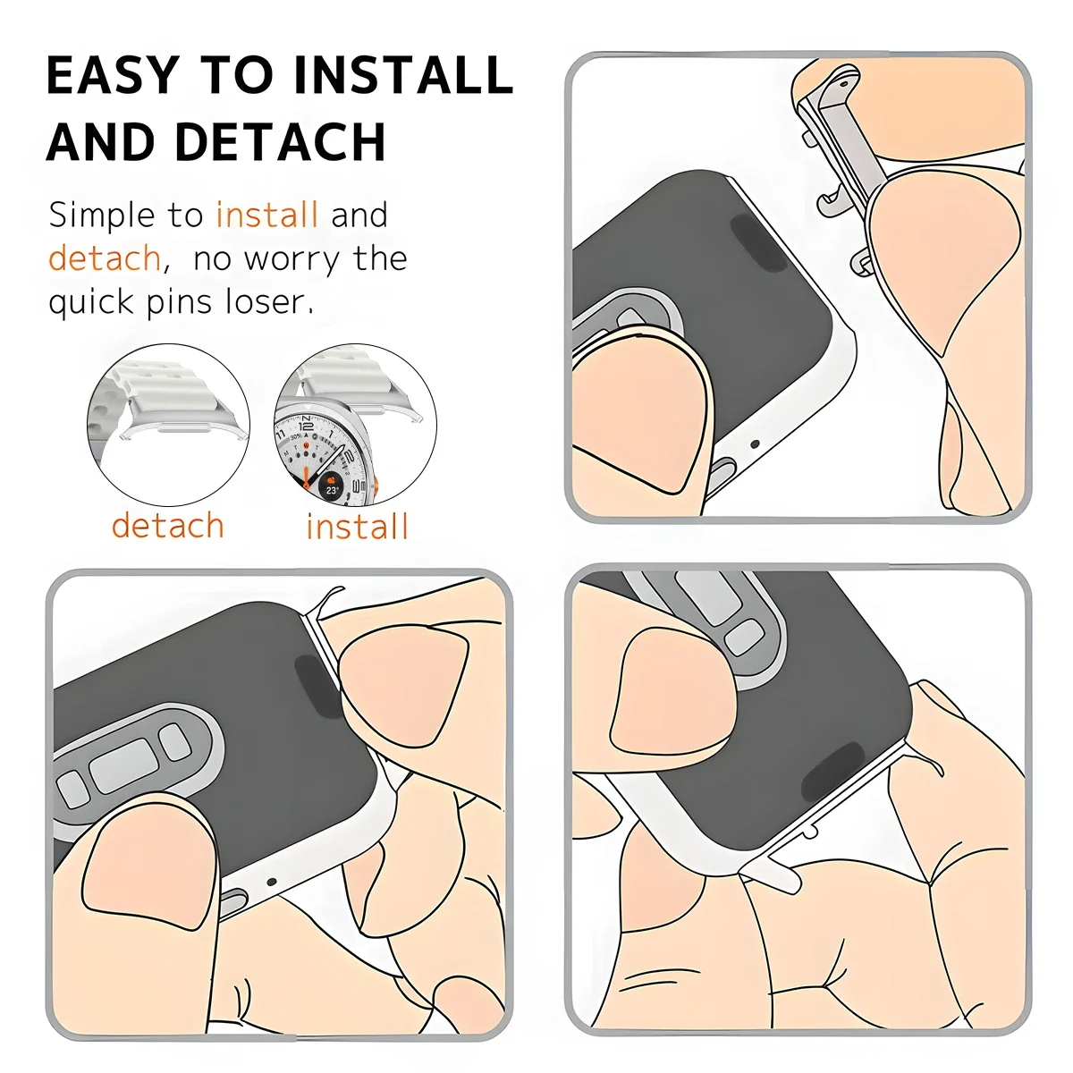 2pcs Metal Adapter Watch Band  - Watch Band Connector review and price