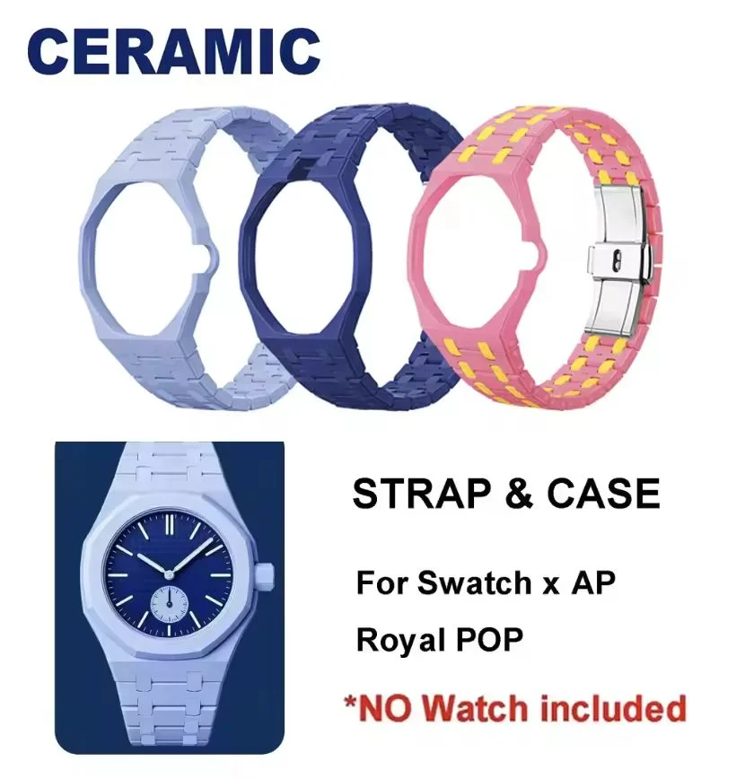 2 in 1 Bioceramic Case+Strap F - Ceramic Link Bracelet review and price