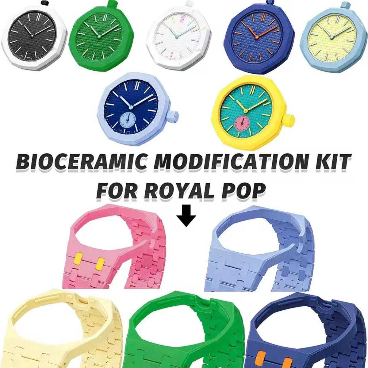 2 in 1 Bioceramic Case+Strap F - Ceramic Link Bracelet review and price