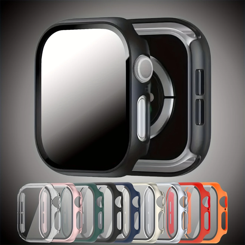 Glass + Case for Apple Watch 4 - Smartwatch Band Accessories review and price