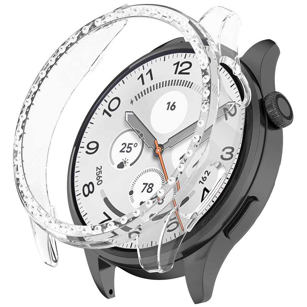 Bling PC Case + Glass Film For - Android Smartwatch Accessories review and price