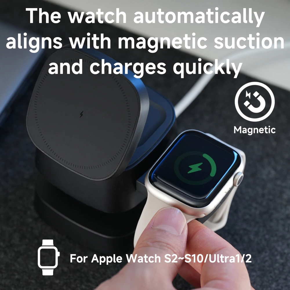 Magnetic 3 in 1 Wireless Charg - Smartwatch Ac review and price