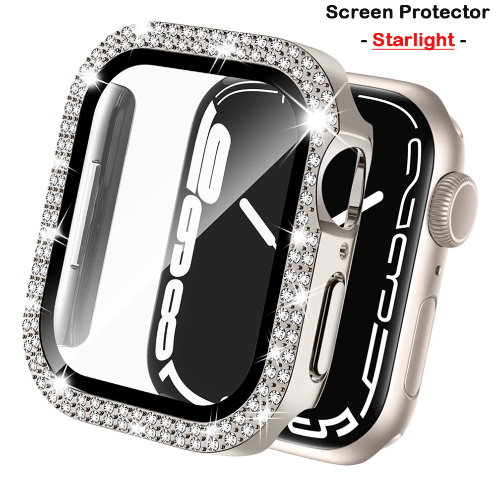Diamond Cover For Apple watch  - Smartwatch Band Accessories review and price