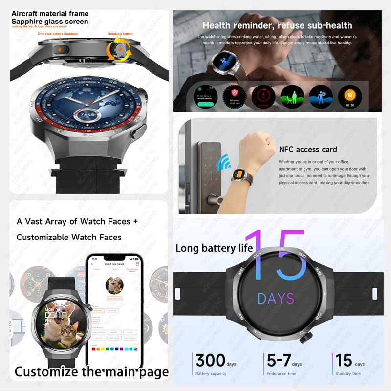 2026 New BOXUXING Watch 5 MAX  - Smartwatch Face review and price