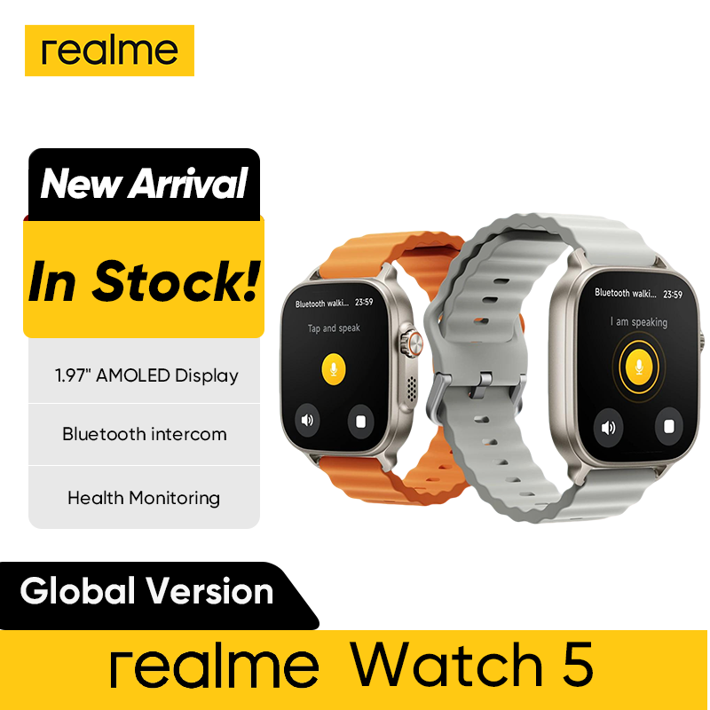 Global Version realme watch 5  - Smartwatch Face review and price