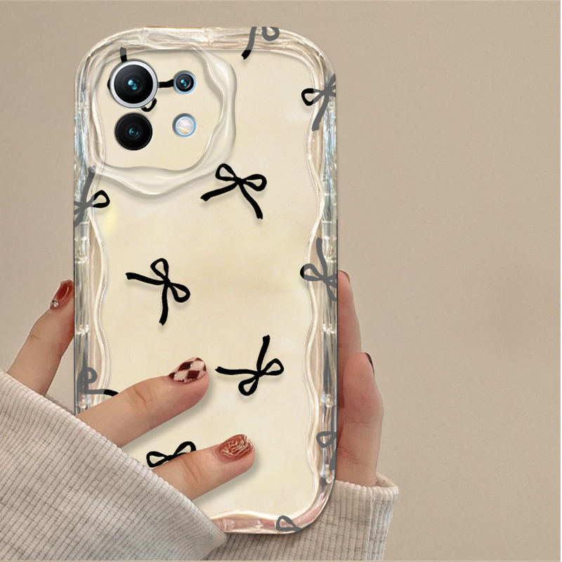 Black Bowknot love Heart Case  - Xiaomi Poco X6 review and price