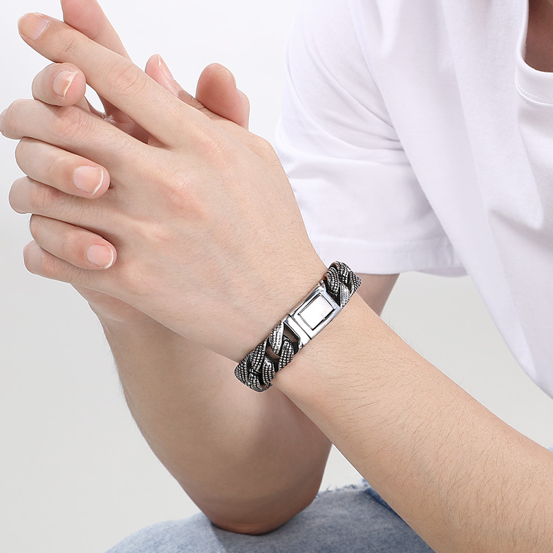 Kalen 19-21cm Long Stainless S - Ceramic Link Bracelet review and price