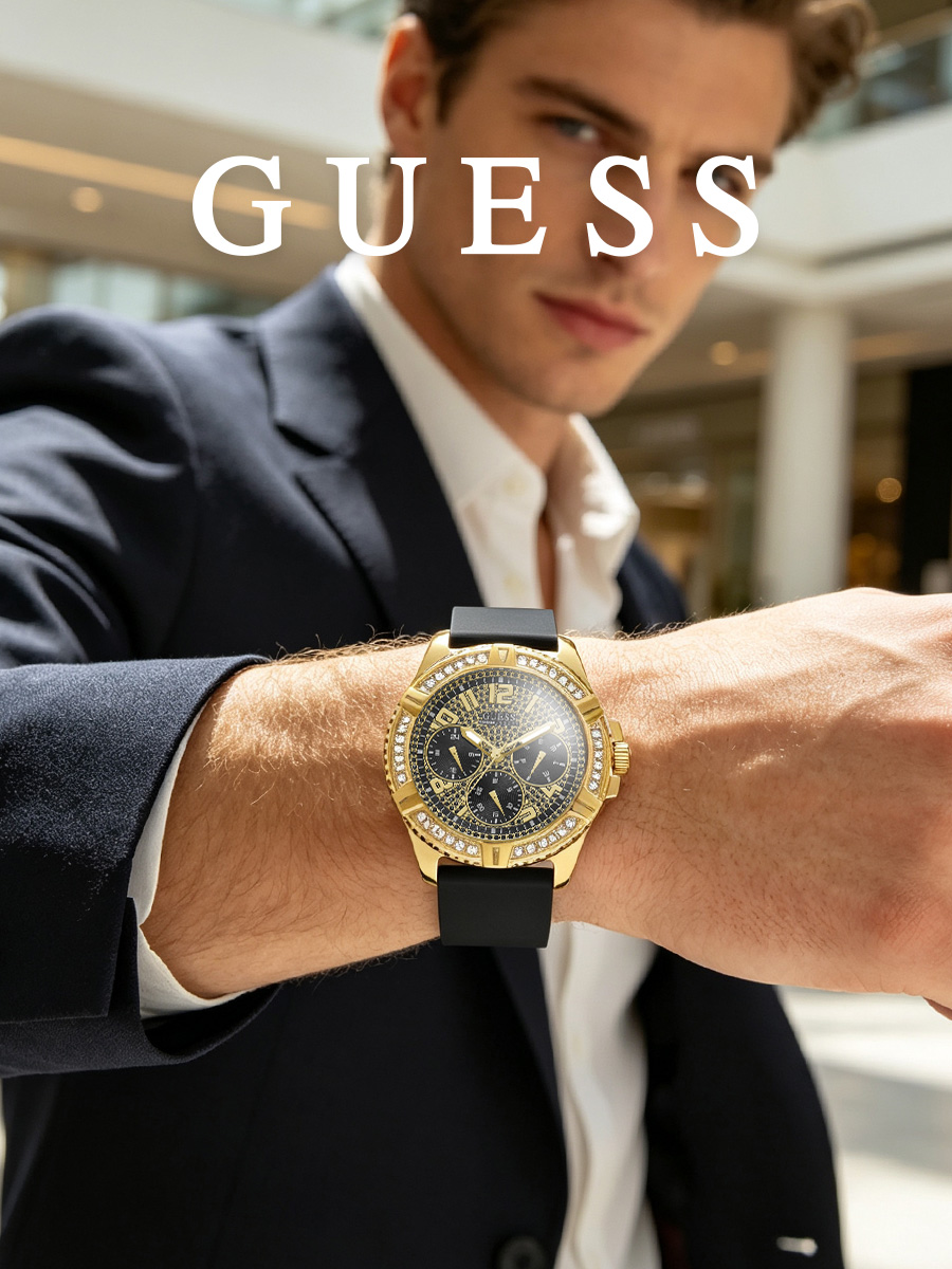Guess Men's Watch Black Silico - Smartwatch Guess review and price