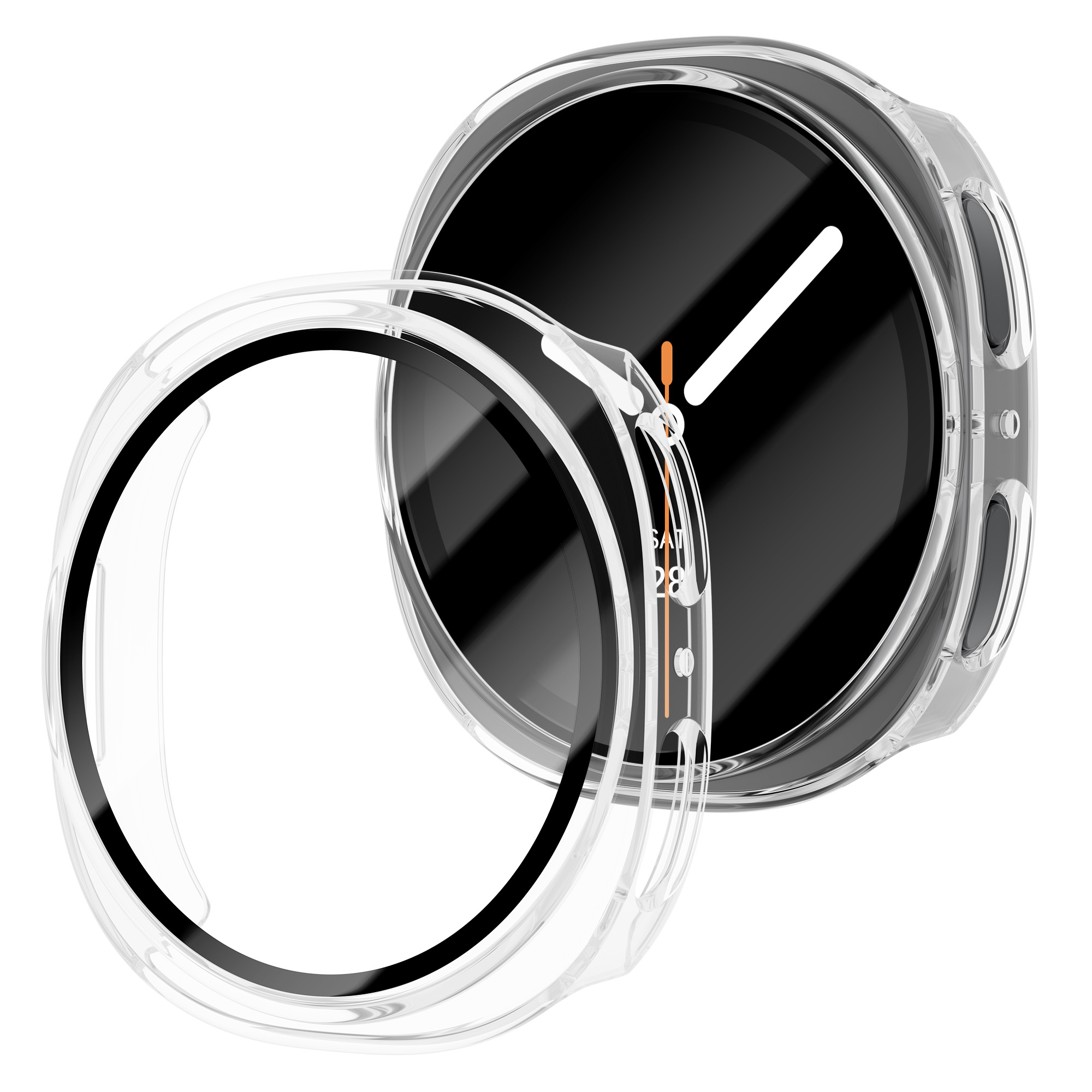 Tempered Glass+PC Case For Sam - Smartwatch Band Accessories review and price