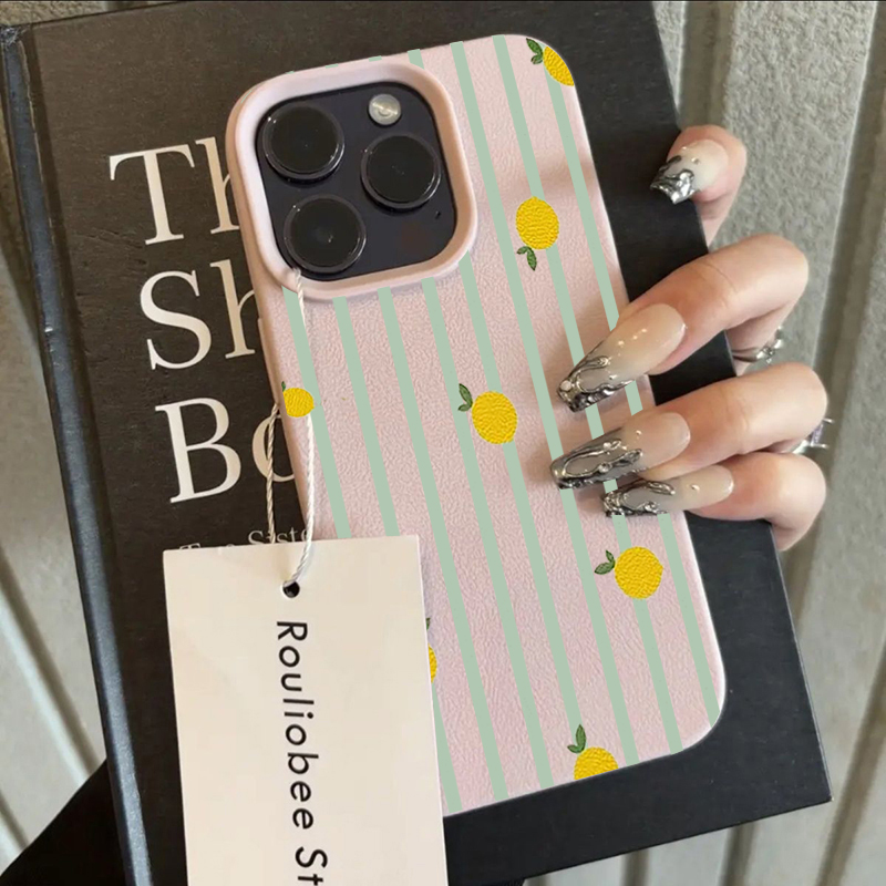 Shockproof Cute Lemon Pattern  - Apple Iphone 15 Pro Max review and price