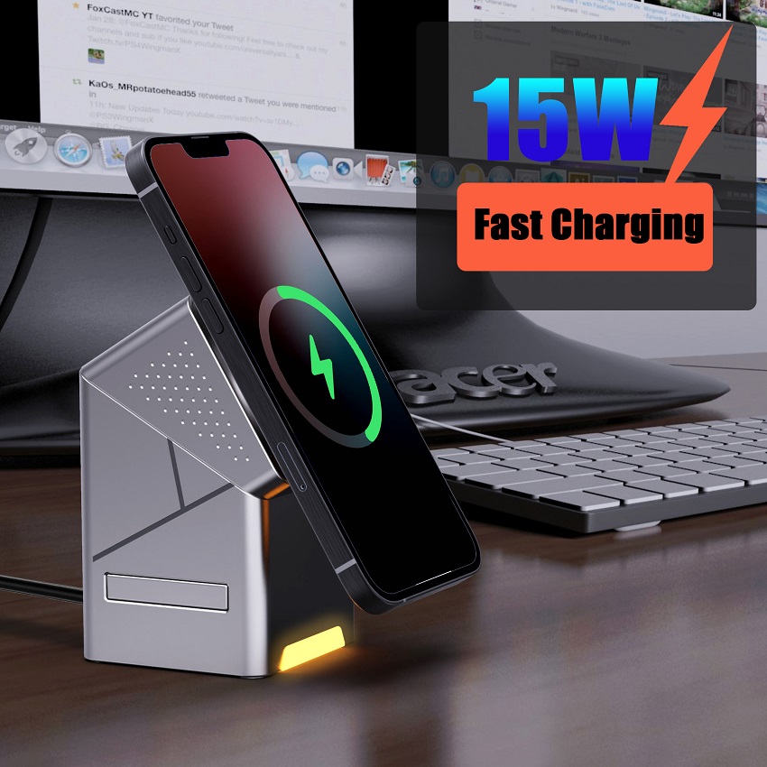 3 in 1 Magnetic Wireless Charg - Smartwatch Ac review and price