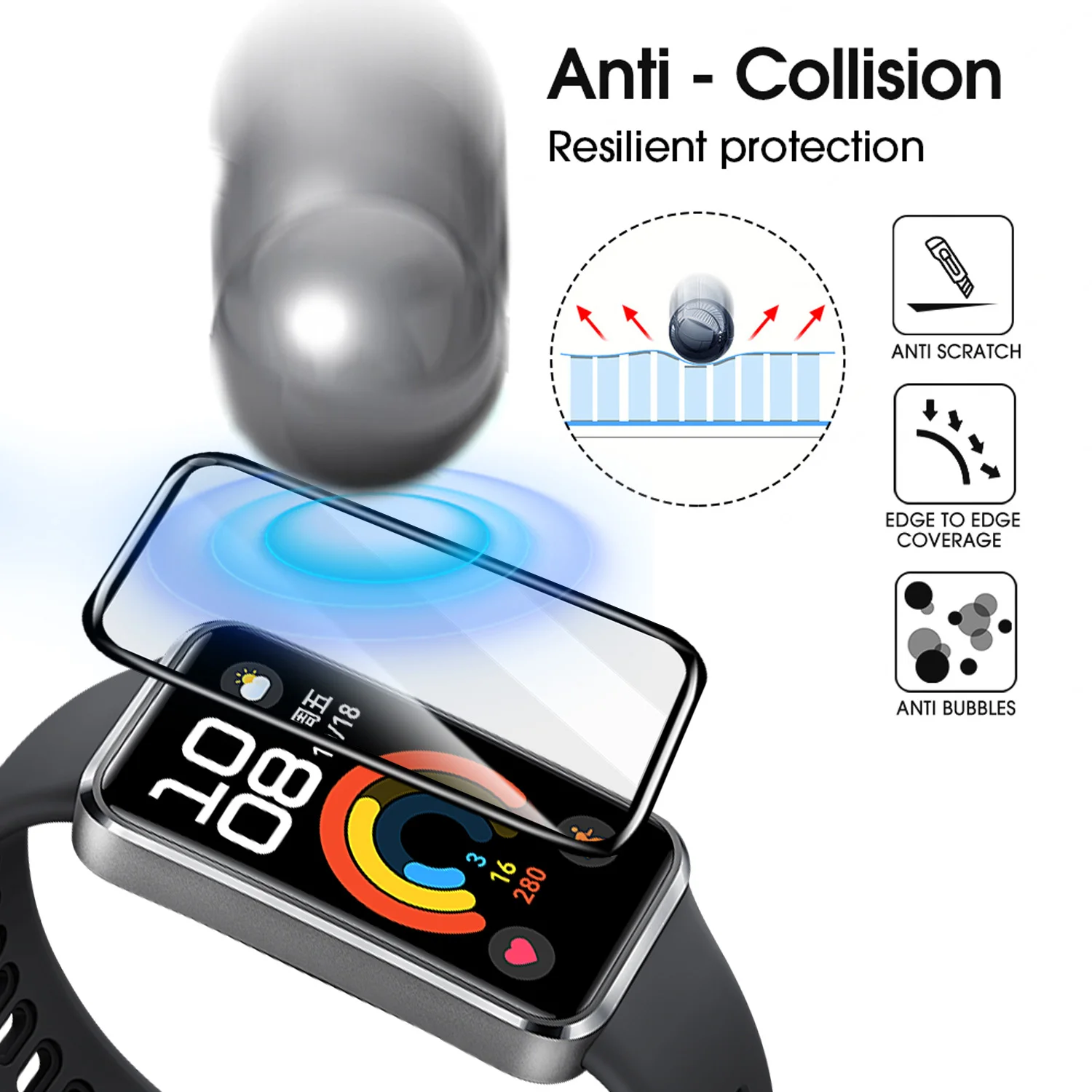 Flexible Screen Protectors for - Smartwatch Band Accessories review and price