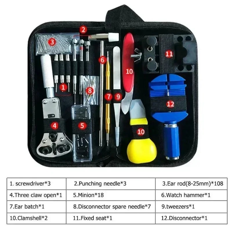 147Pcs Watchmaker Repair Tool  - Tool Kit Strap Change review and price