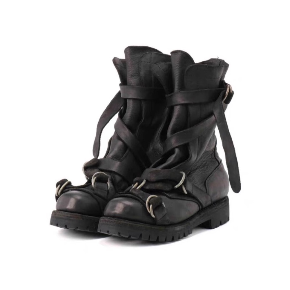 Men's Leather Motorcycle Boots - Leather Classic Strap review and price