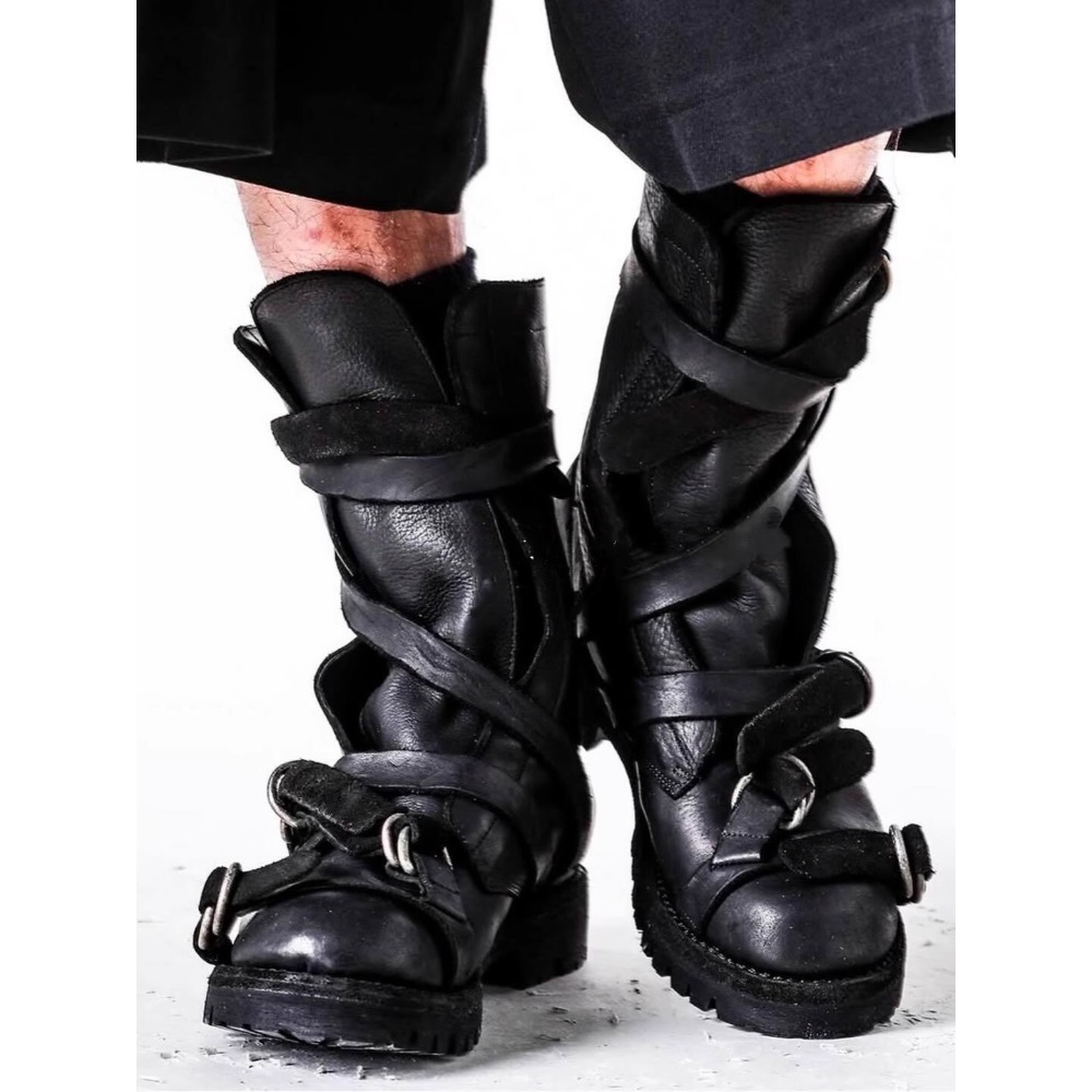 Men's Leather Motorcycle Boots - Leather Classic Strap review and price