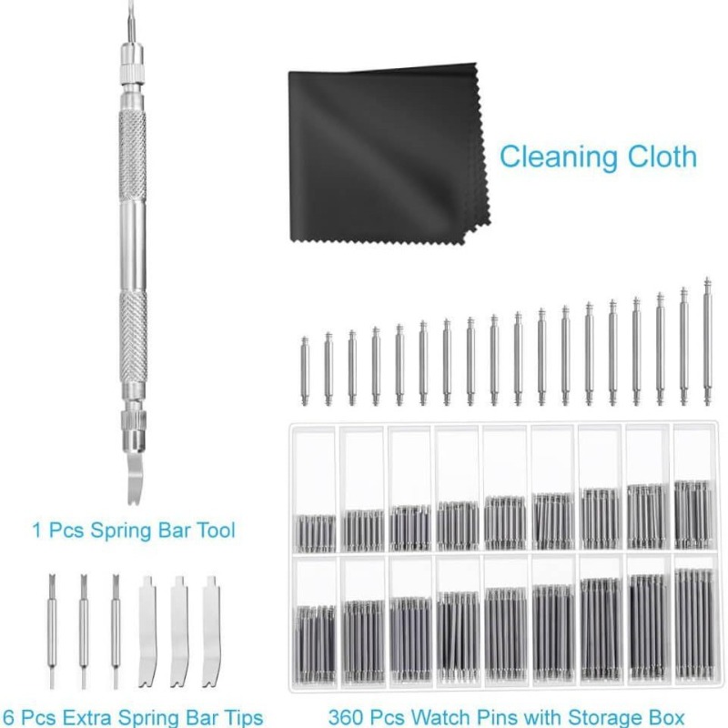 Universal 368Pcs Watch Repair  - Tool Kit Strap Change review and price