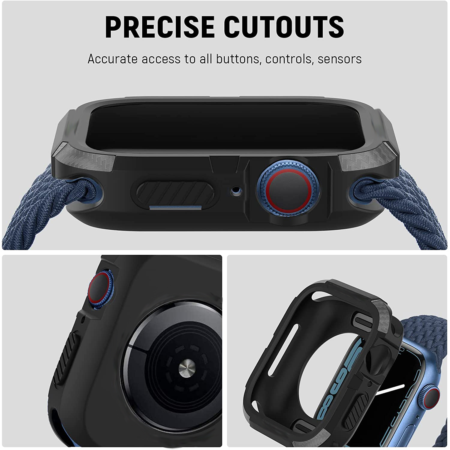 Rugged Cover for Apple Watch C - Smartwatch Band Accessories review and price